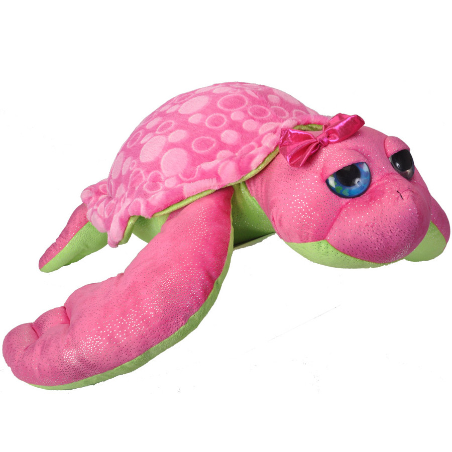 Peluche Bébé tortue ROSE 30cm