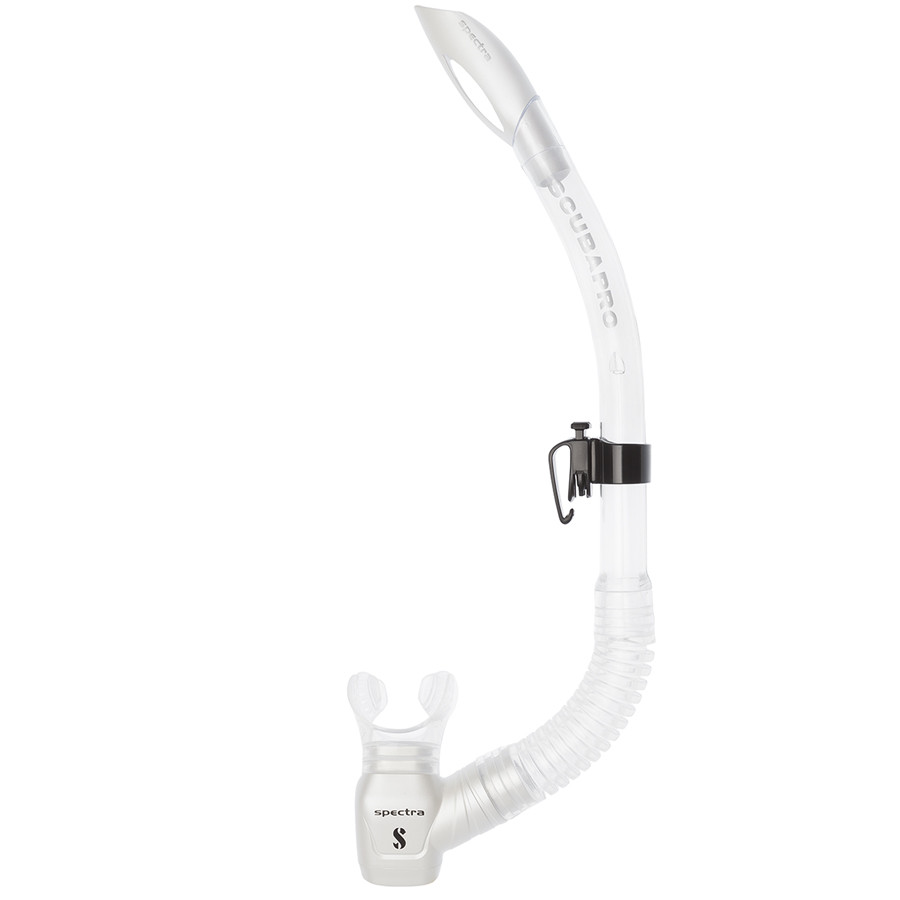 Tuba SPECTRA SCUBAPRO Transparent Blanc