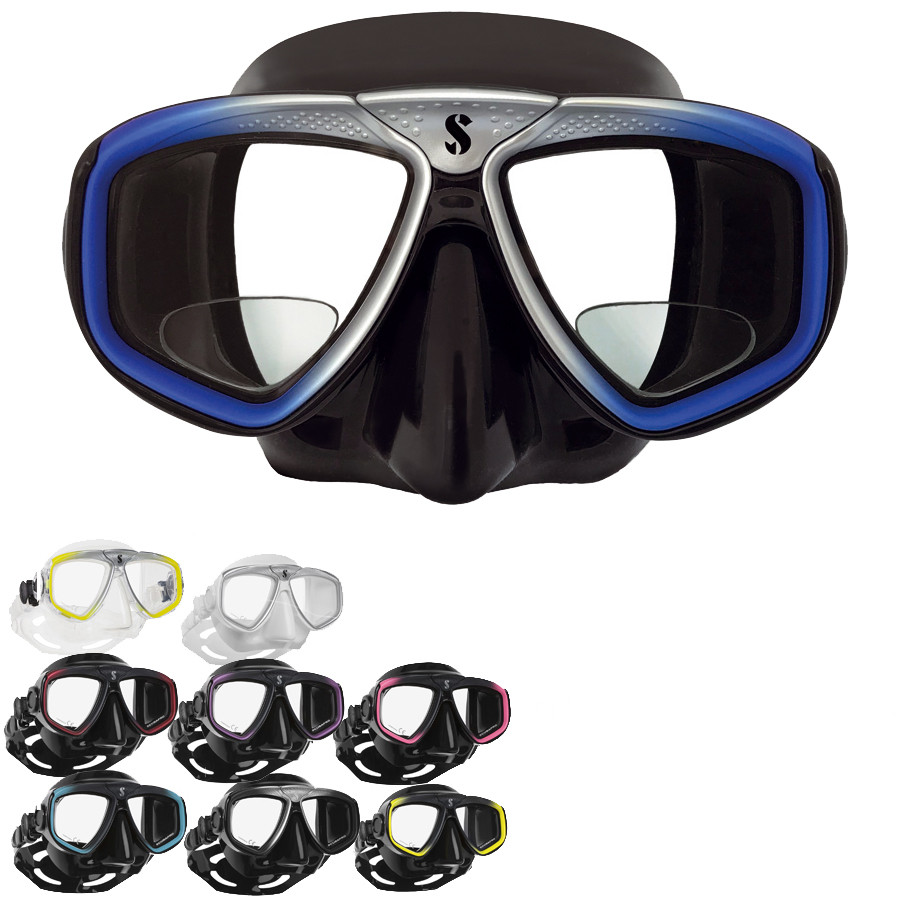 Masque ZOOM EVO SCUBAPRO + Verres POSITIFS Bifocaux