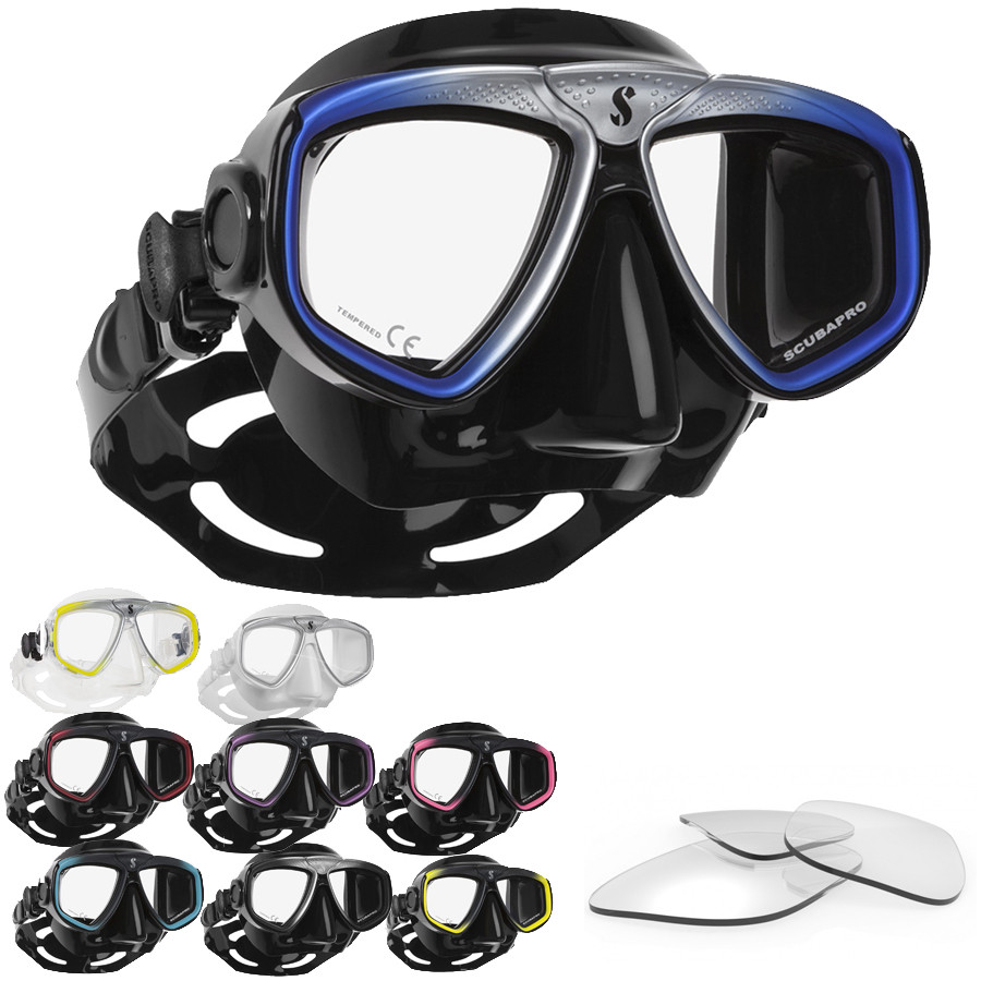 Masque ZOOM EVO SCUBAPRO Verres POSITIFS