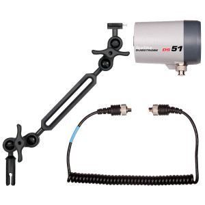 Flash DS51 IKELITE + Bras Alu + Cordon