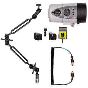 Flash DS161 II IKELITE NiMh + Bras Alu Double + Cordon