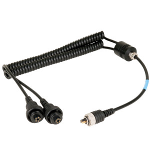 Cordon de Flash caisson IKELITE vers 2 flashs INON ou Sea&Sea 4118.2