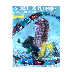 Carnet de plongée illustré TURTLE PROD DIVING LOGBOOK Hippocampe