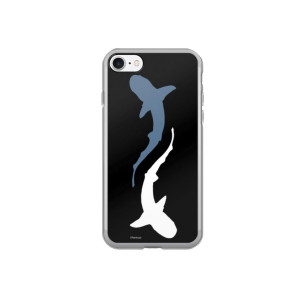 Coque LOGO SHARK Noir pour Iphone 