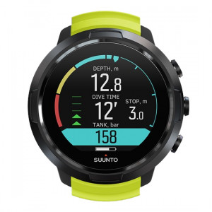Ordinateur D5 SUUNTO Noire Lime