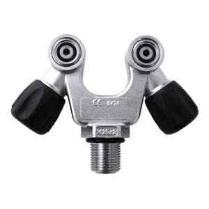 Robinet AIR ESM M25x200 2 sorties en V