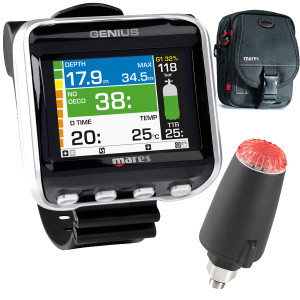 Ordinateur GENIUS MARES + Sonde + Diver Bag