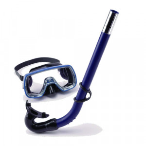 Kit Masque + Tuba OCEAN Junior SOMMAP Bleu