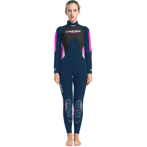 Combinaison MOREA CRESSI Bleu Rose 3mm Dame