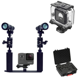 Pack Gopro HERO platine caisson et 2 phares