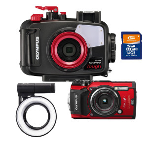 Pack TG5 OLYMPUS PT58 + Lampe LG67
