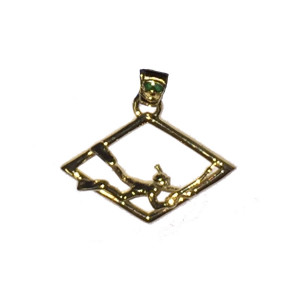 Pendentif Chasseur TURTLE PROD en Vermeil