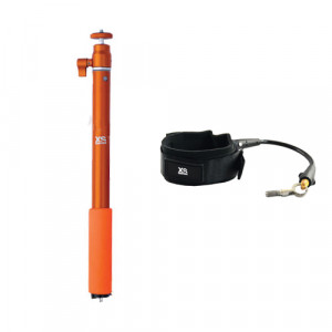 Perche BIG U-SHOT 30 à 95cm + Bracelet CORD CAM WRIST X STORIES