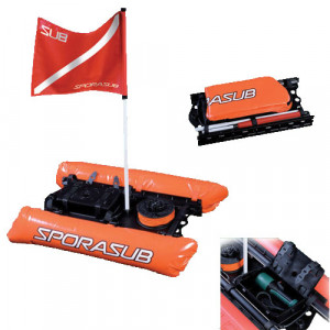 Planche OVERCRAFT S avec bouées gonflables SPORASUB