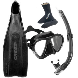 Pack PRO STAR Bag CRESSI + Chausson 3mm
