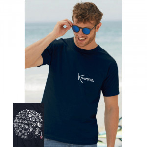 T-Shirt KANUMERA La Ronde des Raies Marine