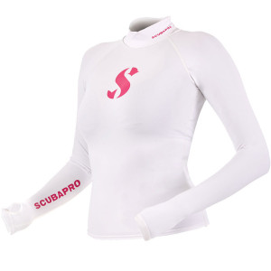 Lycra RASH GUARD PEBBLE SCUBAPRO Manches Longues Dame