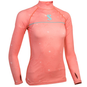 LYCRA T-FLEX SCUBAPRO CORAIL Manches Longues Dame