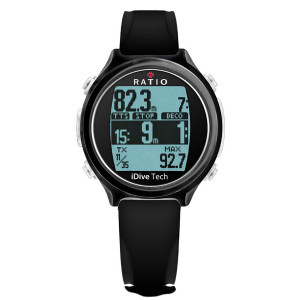Ordinateur de plongée RATIO IDive Tech+ Avantgarde Noir