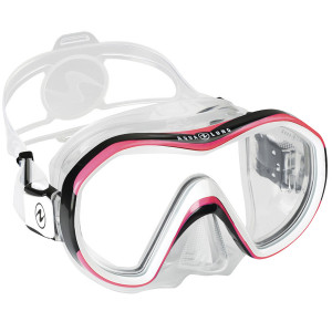 Masque REVEAL 1 AQUALUNG Rose Transparent