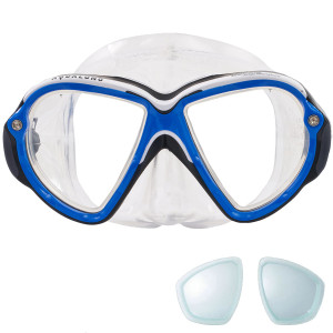 Masque de plongée Seac Eagle avec option verres correcteurs (-6 à +3)