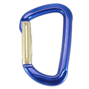 Mousqueton en Alu ESM 100mm Bleu