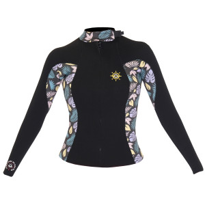 Veste NEOPRENE Black Floral ANFIBI 3mm Dame XXXL