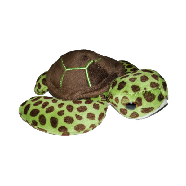 Peluche Bébé tortue verte 15cm