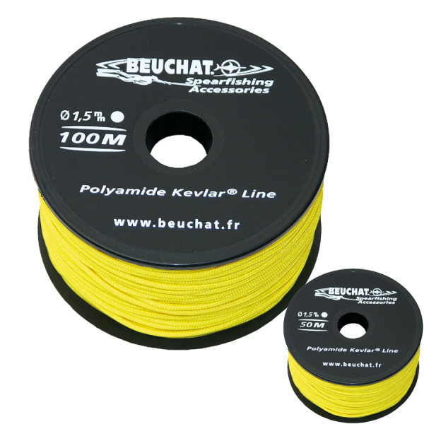 Bobine fil BEUCHAT KEVLAR 1.5mm Jaune