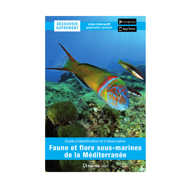 Livre Faune et flore sous-marine de la Mediterranée TURTLE PROD