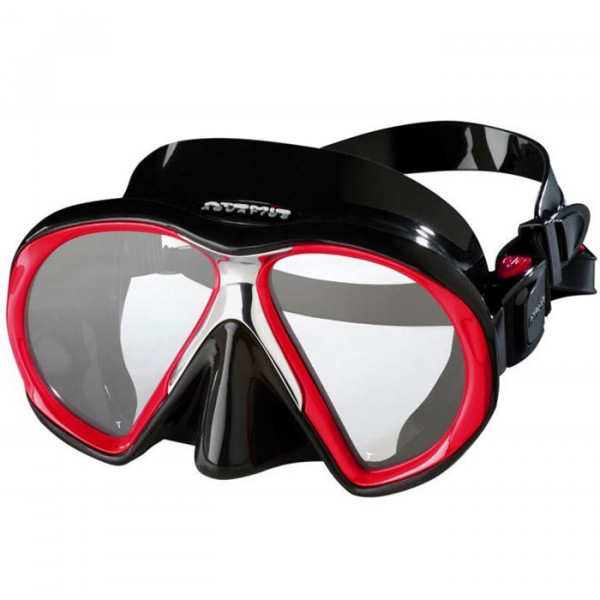 Masque SUBFRAME Medium FIT ATOMIC Noir Rouge