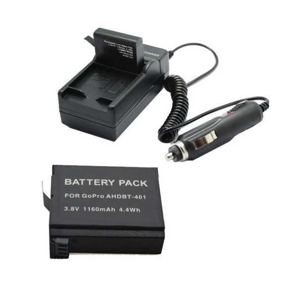 Pack Chargeur + Batterie pour Gopro HD4
