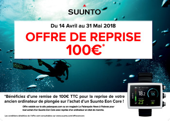 OFFRE SUUNTO reprise ordinateur vs achat EON CORE