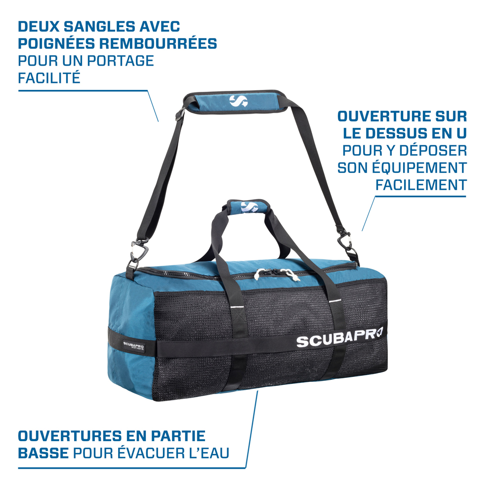 Sac de rangement pour équipement de plongée Poche en filet Sac de